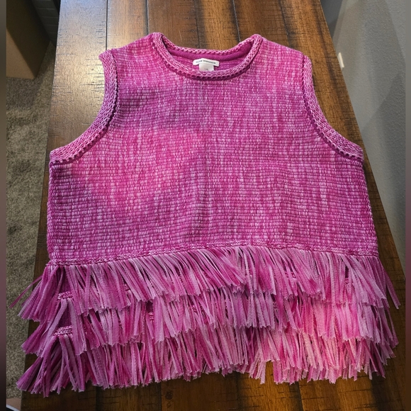 Club Monaco Tops - Club Monaco Women Fringe Sleeveless Top